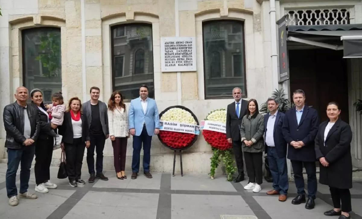 Beşiktaş’ta Atatürk’ü Anma Töreni