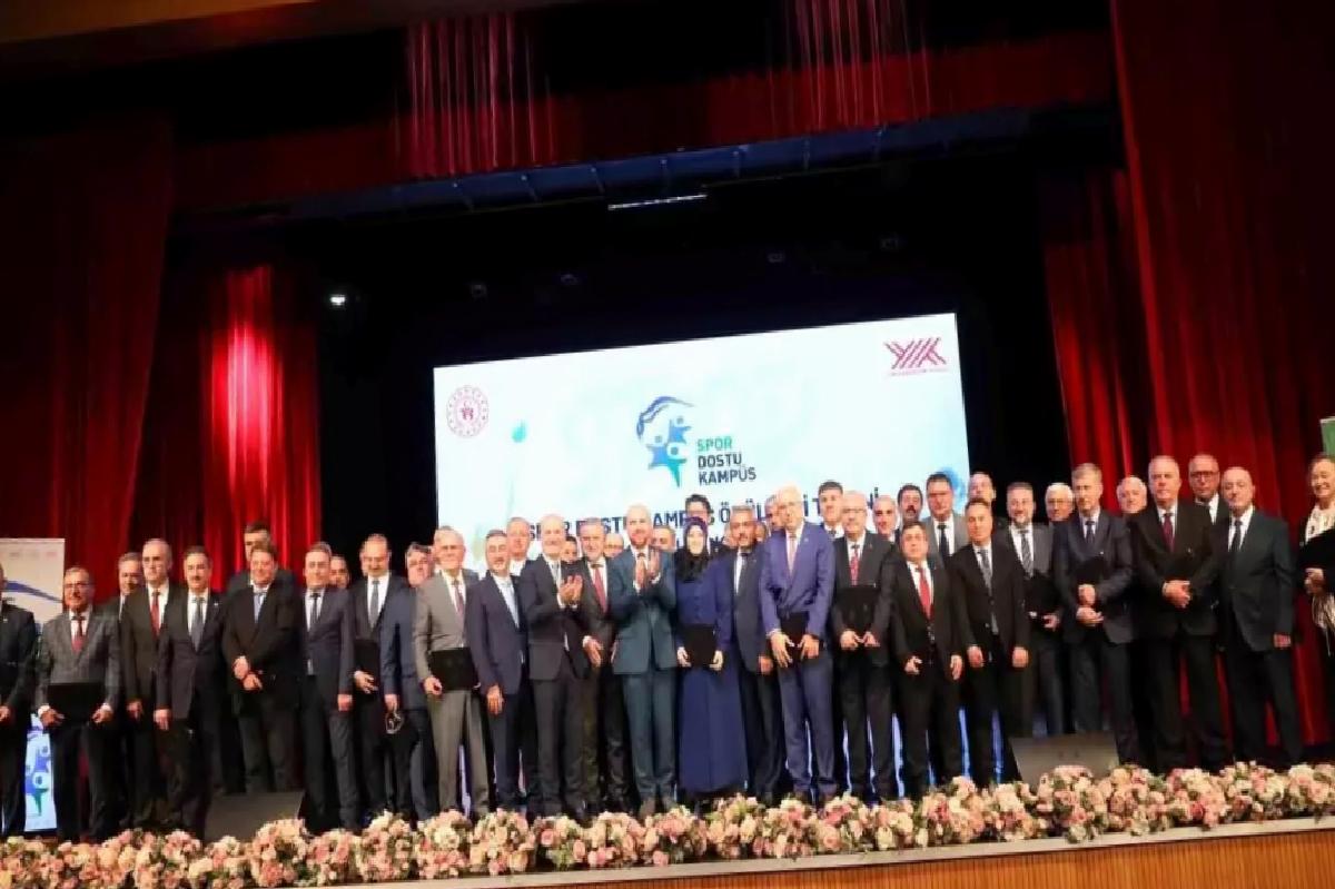 BEUN, Spor Dostu Kampüs Ödül Töreni’nde Türkiye 4’üncüsü oldu