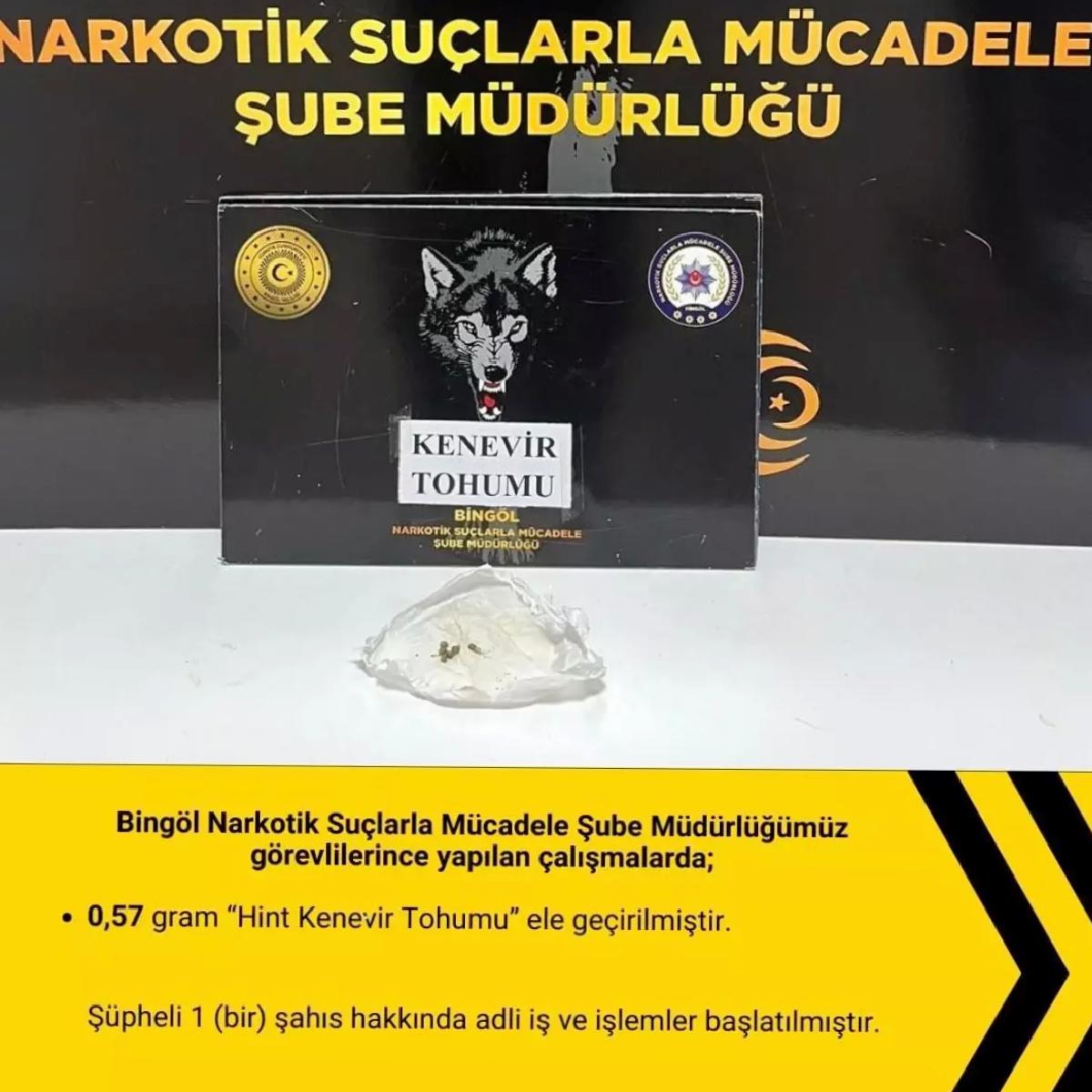 Bingöl’de Narkotik Uygulaması