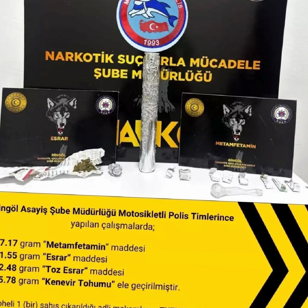 Bingöl’de Uyuşturucu Operasyonu