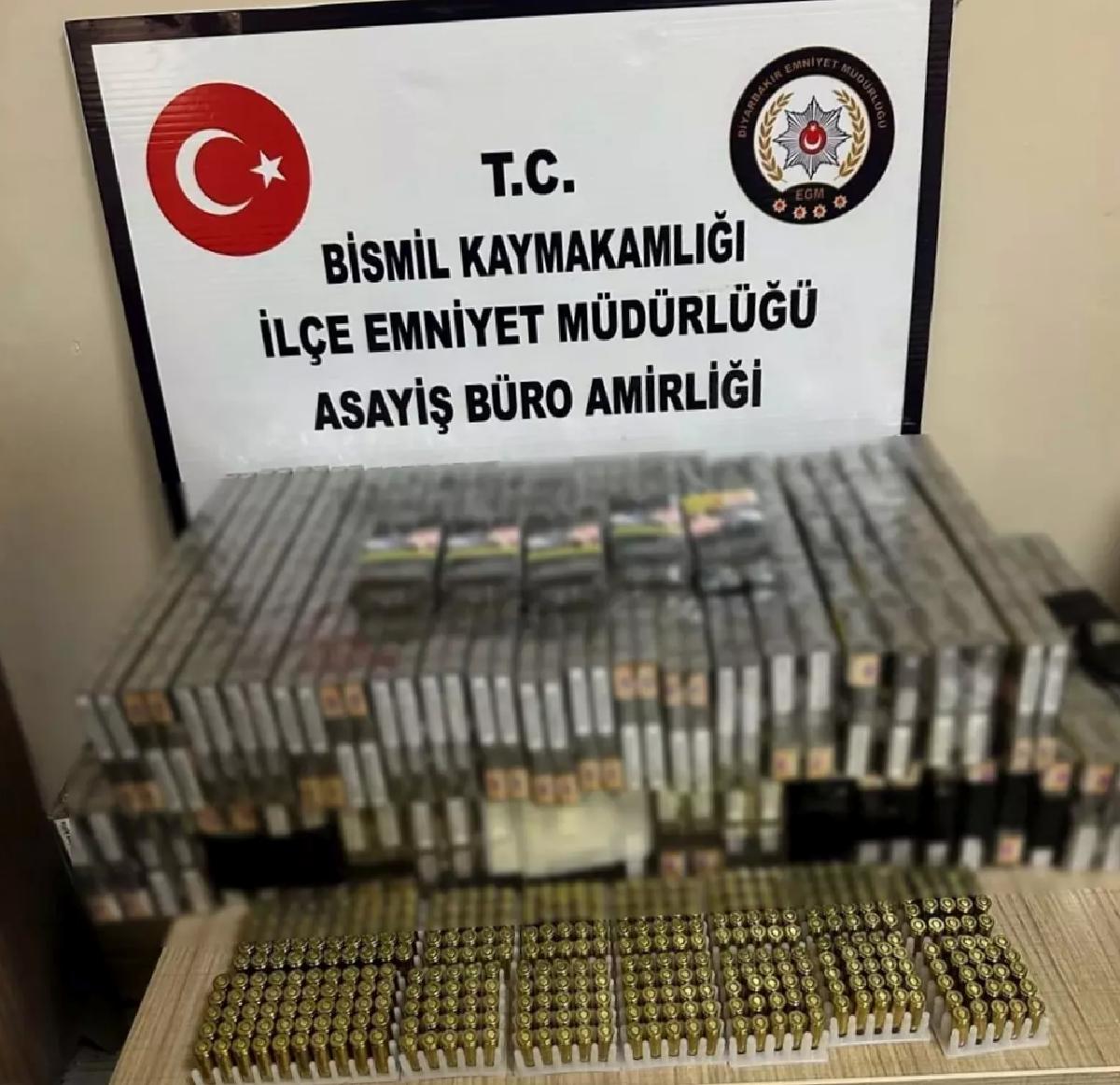 Bismil’de Kaçak Sigara ve Fişek Ele Geçirildi