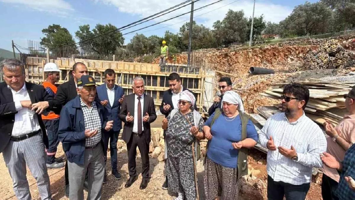 Bodrum’da Çamlık Camii’nin Temeli Atıldı