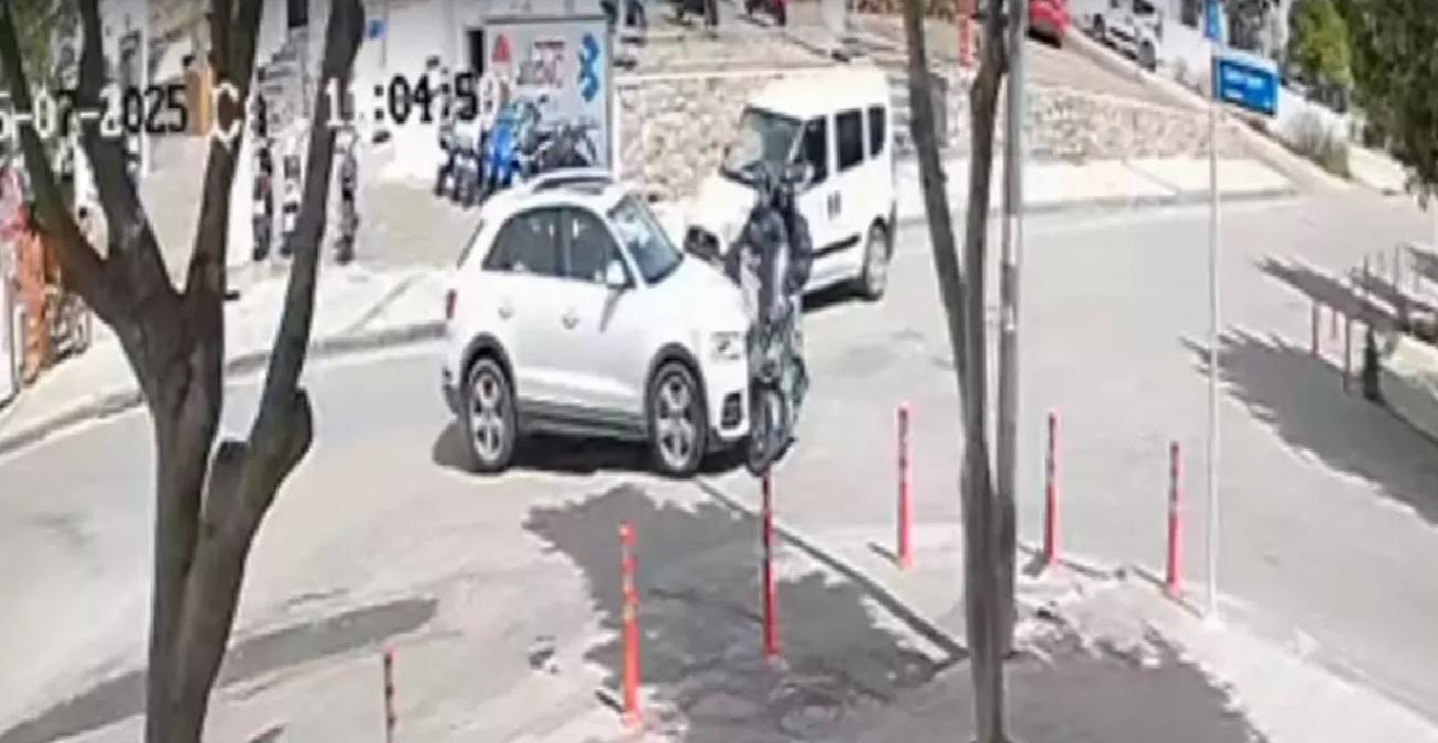 Bodrum’da Motosiklet-Cip Kazası: 2 Yaralı