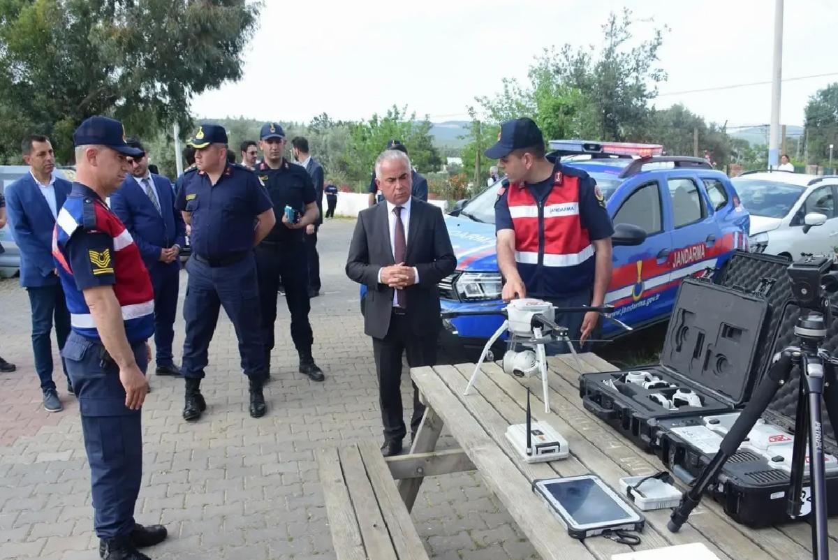 Bodrum’da Orman Yangınlarına Havadan Denetim