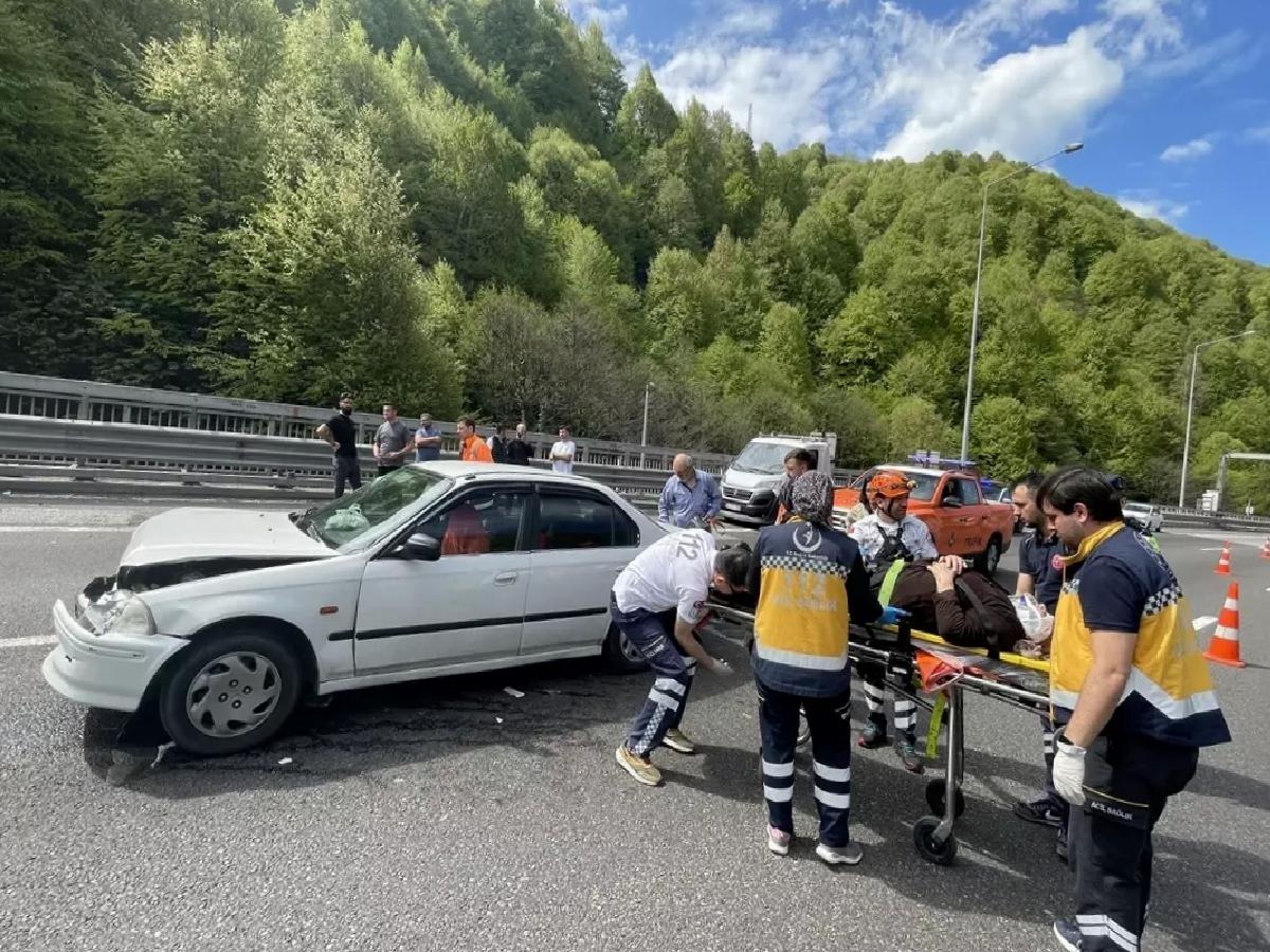 Bolu Dağı Tüneli’nde Kaza: 3 Yaralı