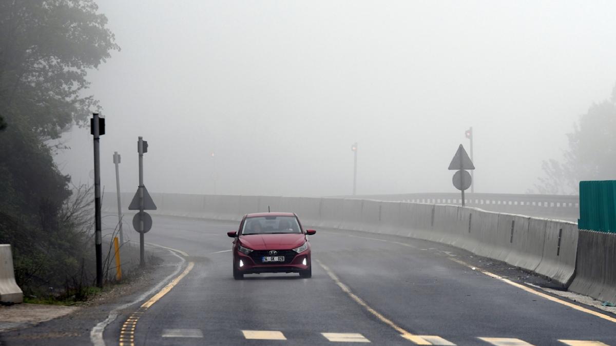 Bolu Dağı’nda trafik sise teslim