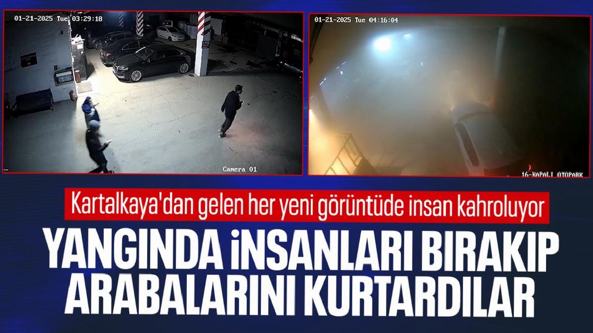 Bolu Kartalkaya’daki yangın felaketinde yeni görüntü