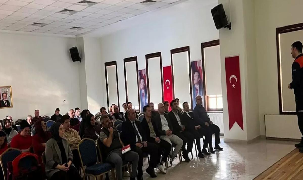 Boyabat’ta Afet Farkındalık Eğitimi
