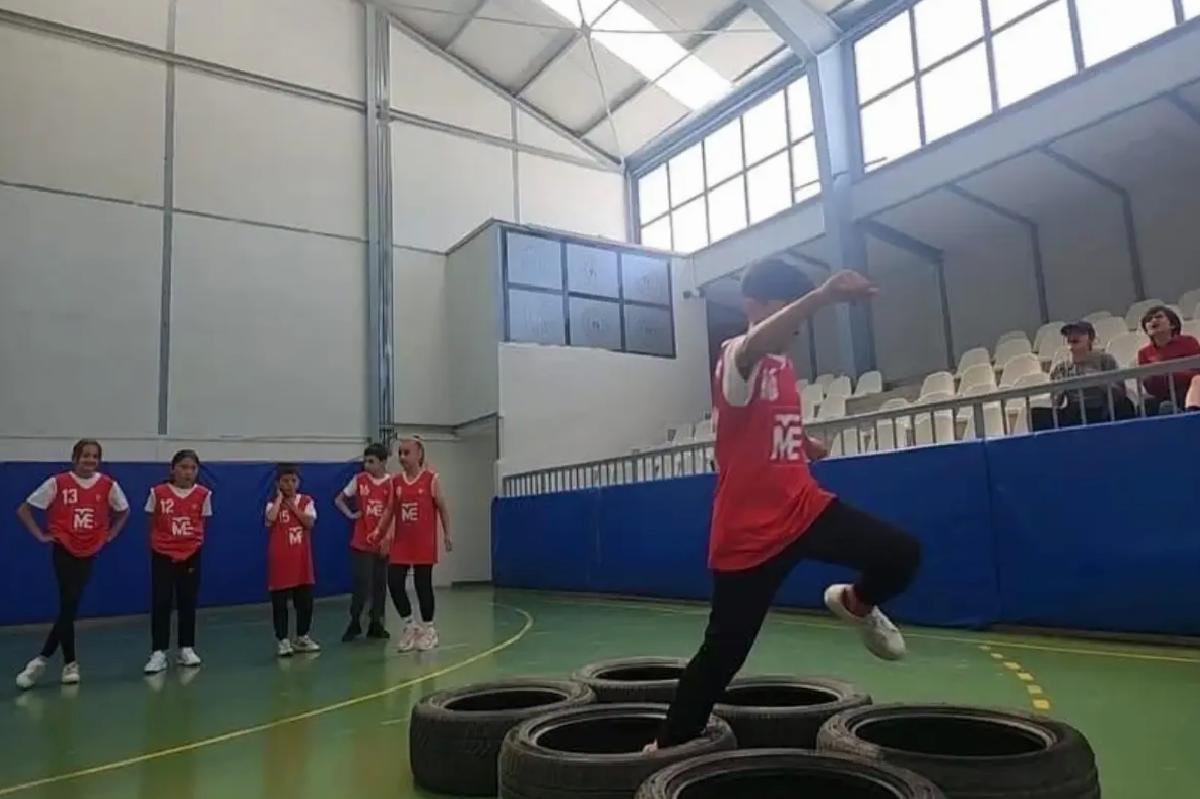 Bozüyük’te Ortaokullar Arası Parkur Yarışması Yapıldı