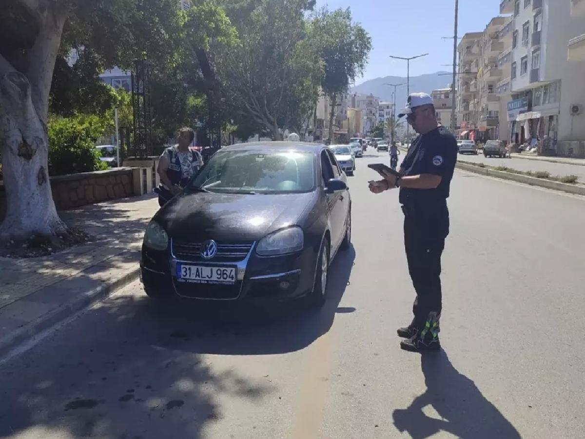 Bozyazı’da Trafik Uygulaması