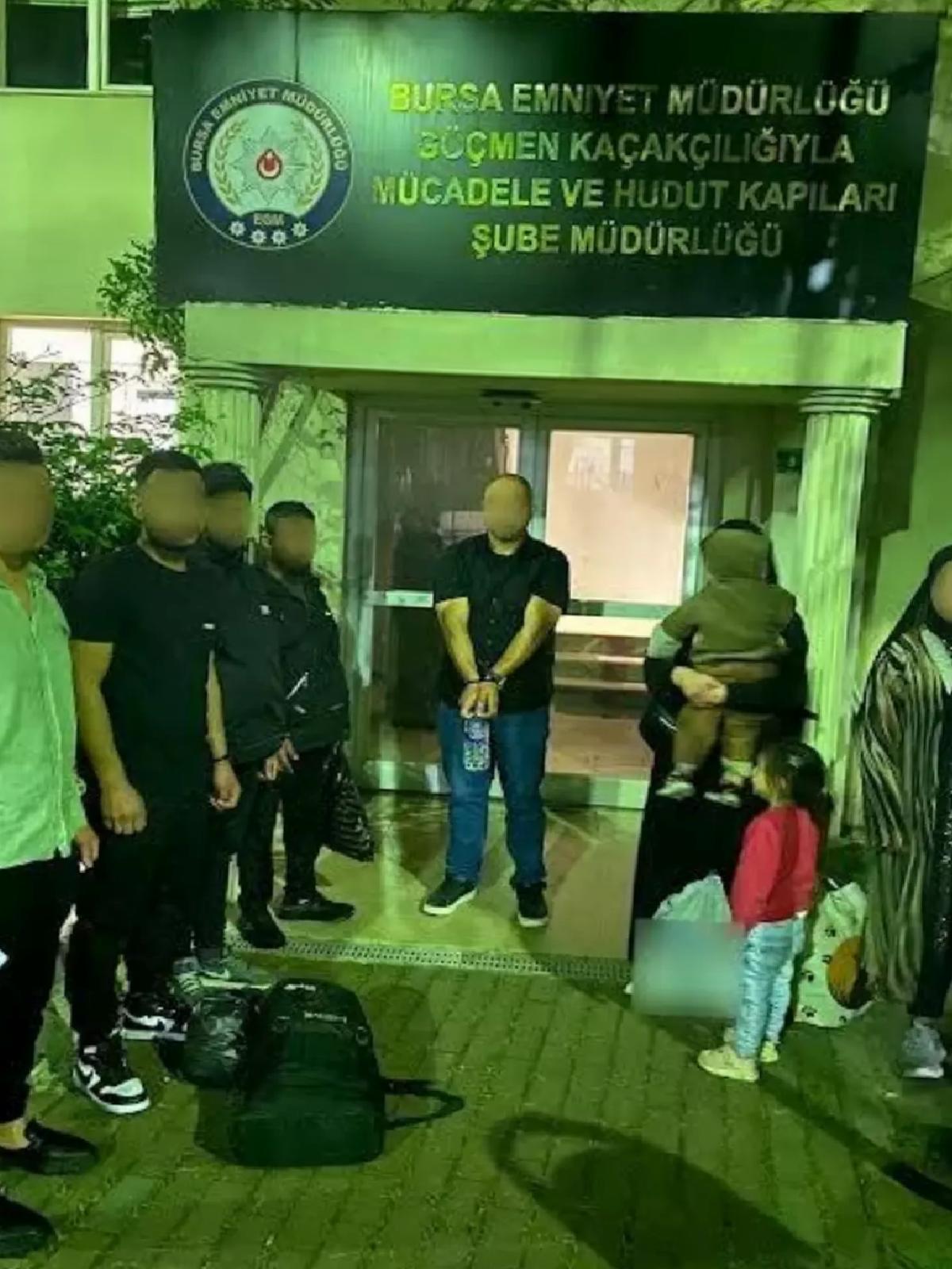 Bursa’da Göçmen Kaçakçılığı Operasyonu