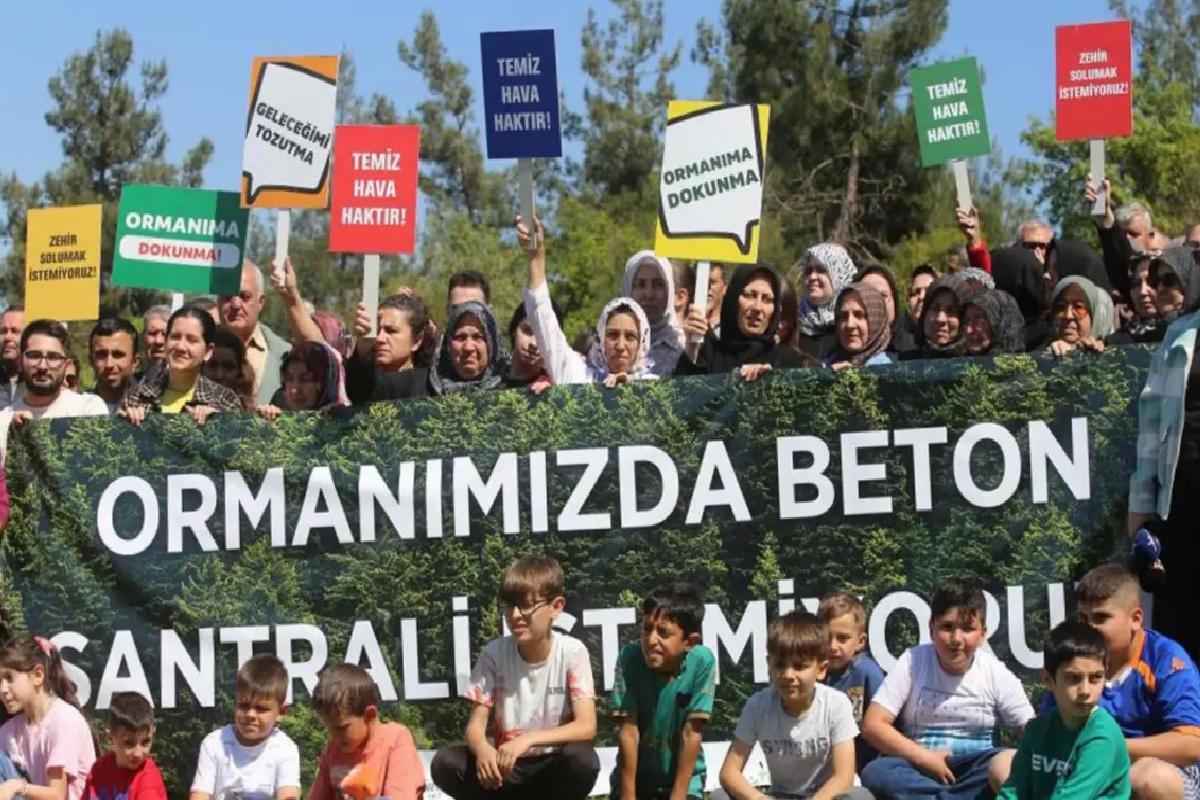Bursa’da Köylüler Beton Santraline Karşı Eylem Yaptı