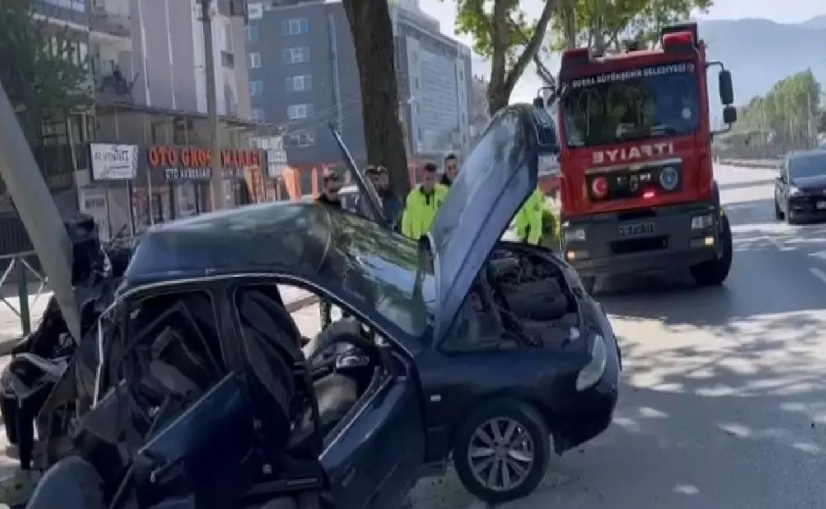 Bursa’da Trafik Kazası: İki Yaralı
