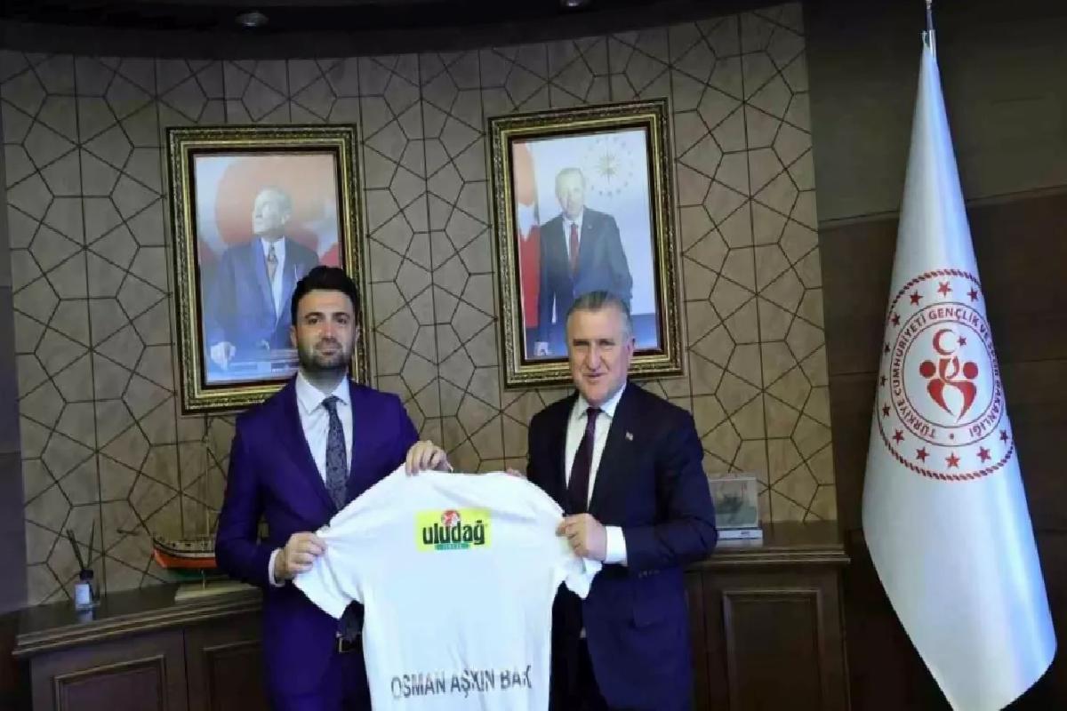 Bursaspor’dan Bakan Bak’a Teşekkür