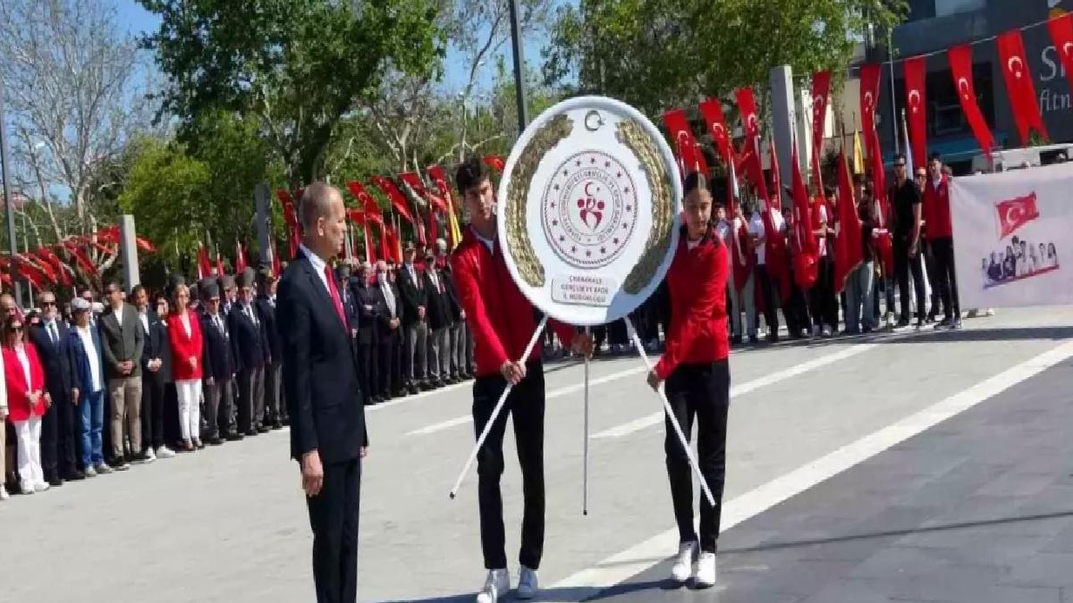 Çanakkale’de 19 Mayıs Bayramı Coşkuyla Kutlandı