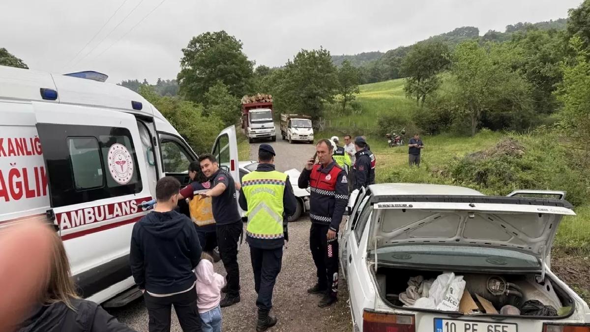 Çanakkale’de Trafik Kazası: 2 Yaralı