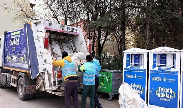 Çankaya’da Tekstil Kumbaralarıyla Sıfır Atığa Katkı