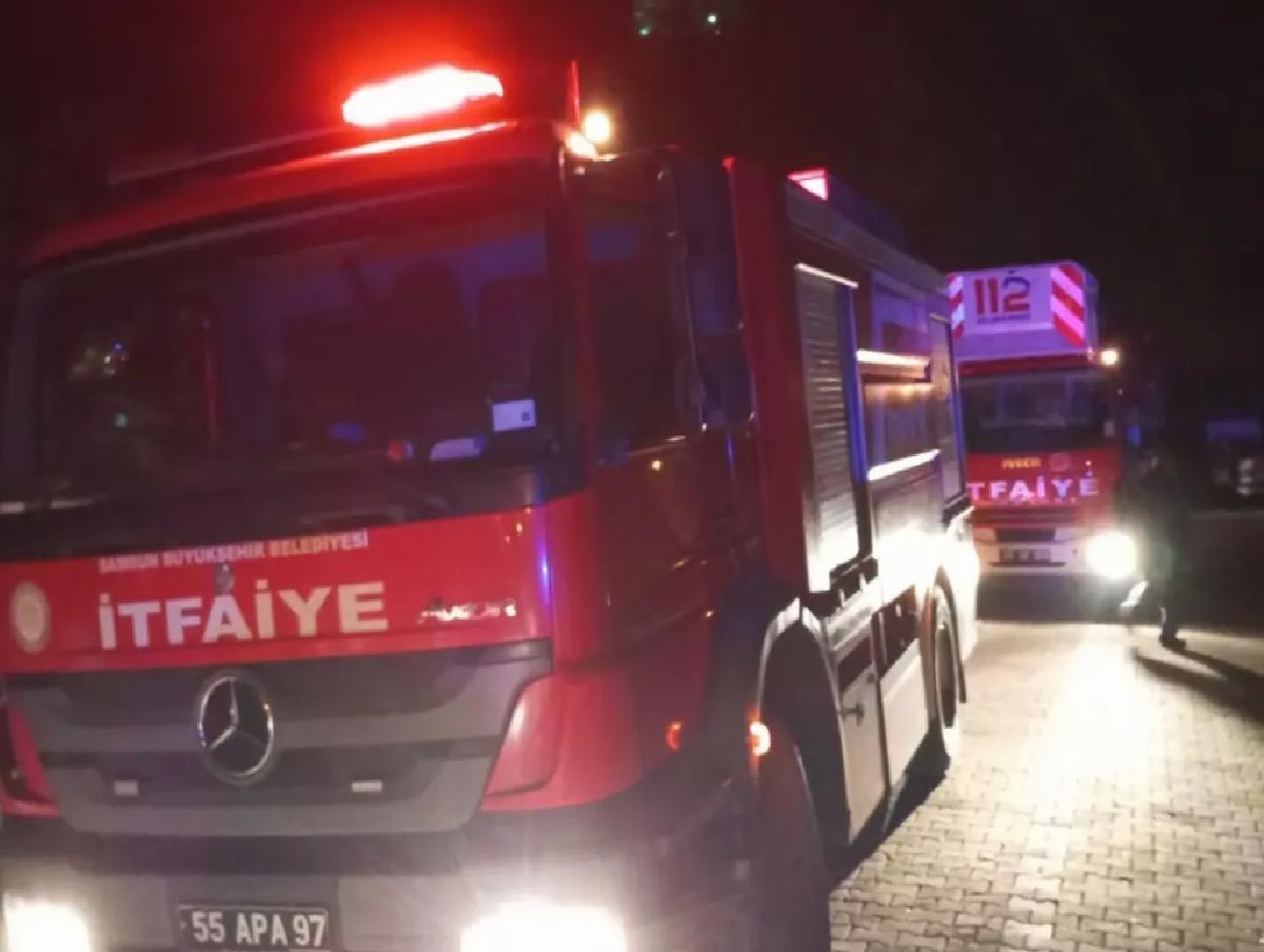 Çarşamba’da Depo Yangını Kısa Sürede Söndürüldü
