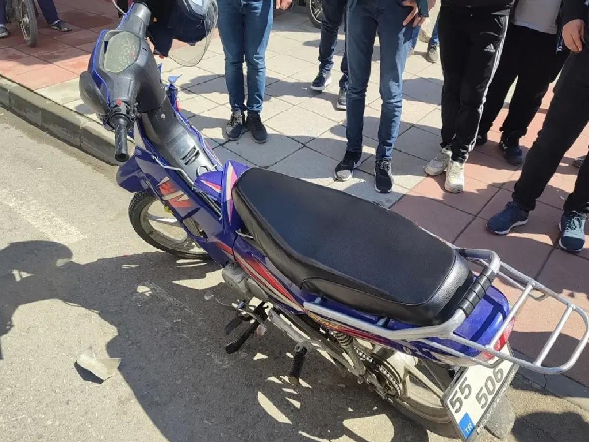 Çarşamba’da Motosiklet Kazası