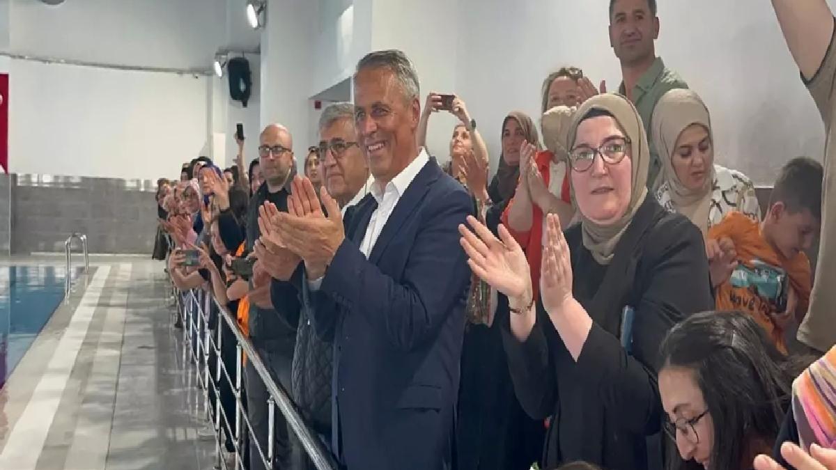 Çerkeş’te Yüzme Yarışı Coşkusu