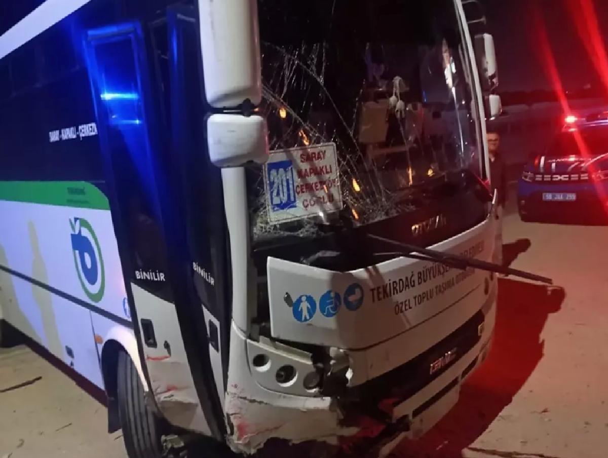 Çerkezköy’de trafik kazasında bir ölü