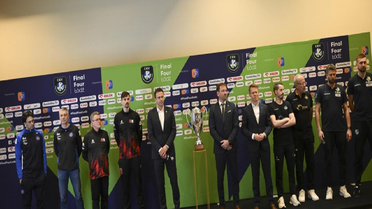 CEV Erkekler Şampiyonlar Ligi Dörtlü Finali öncesi medya günü yapıldı