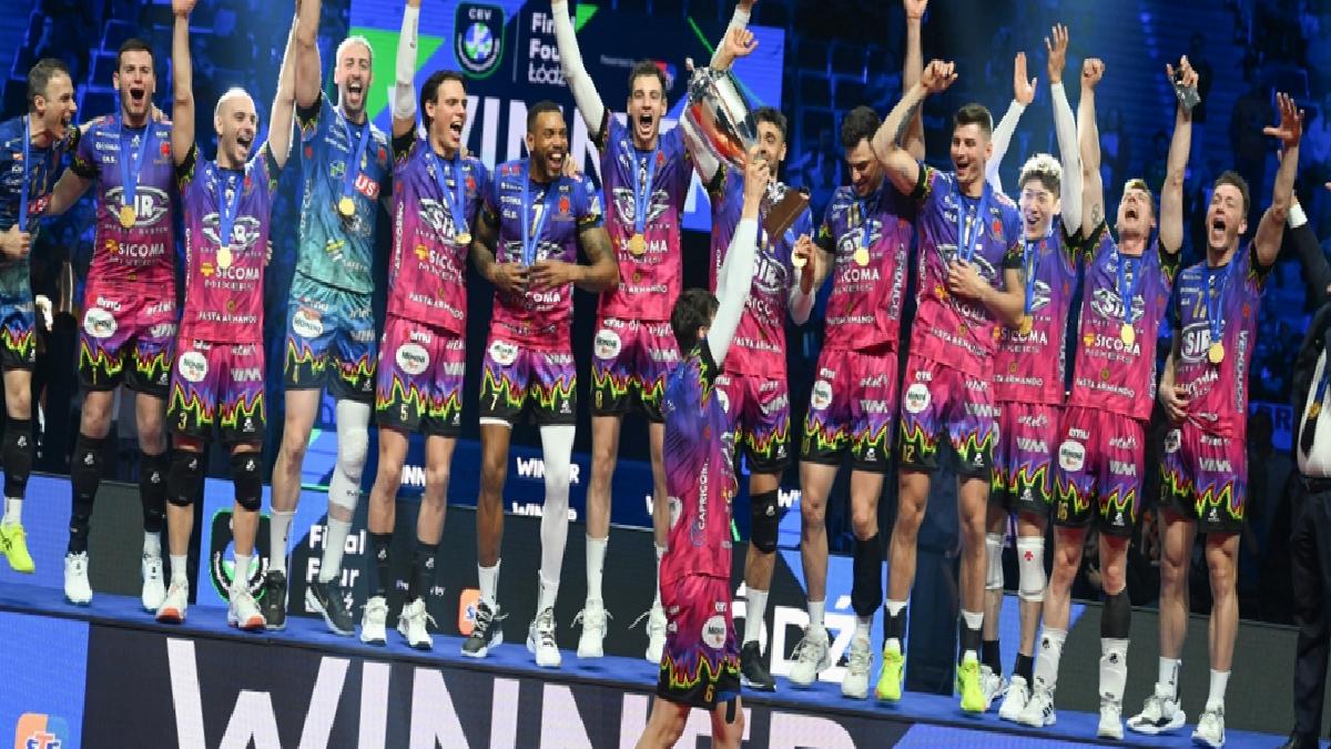 CEV Erkekler Şampiyonlar Ligi’nde şampiyon Sir Sicoma Monini Perugia!