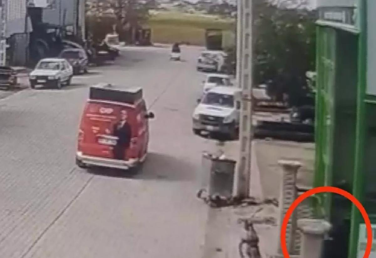 CHP Aracı Geçişi Kamerada