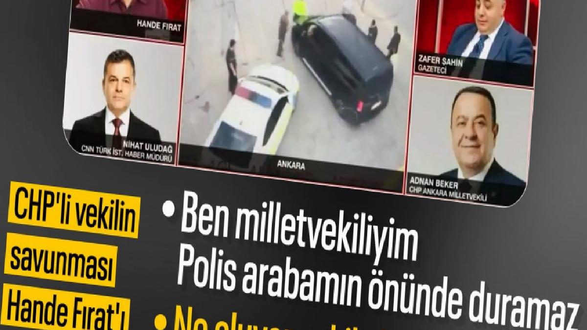 CHP’li Adnan Beker’in şoförü, aracı polis ekiplerinin üzerine sürdü