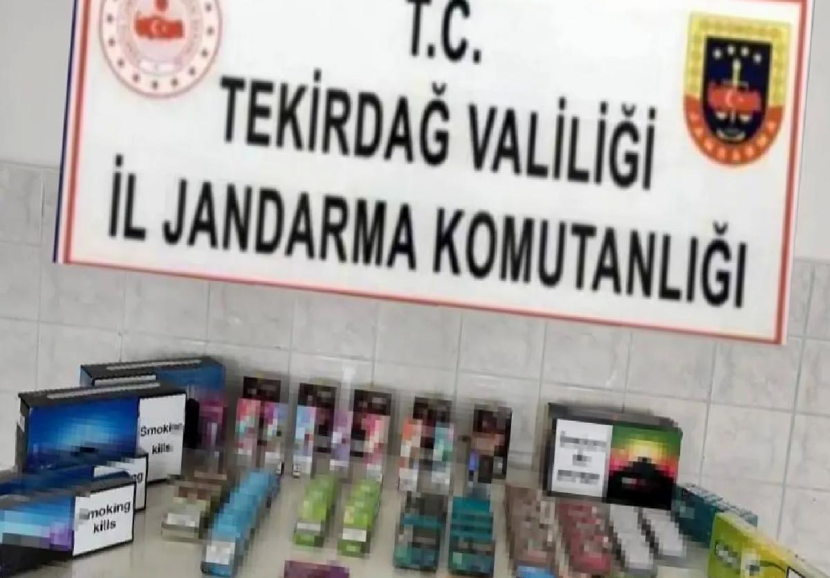 Çorlu’da Kaçak Sigara Operasyonu