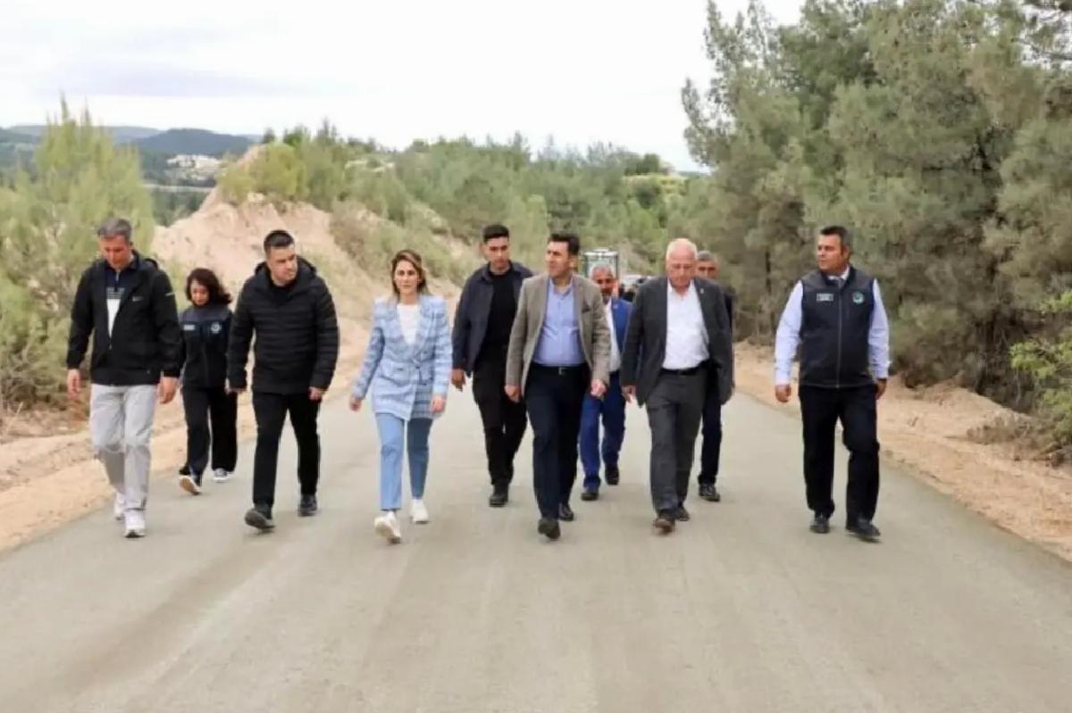 Çukurören Yoluna Asfalt Çalışması Başladı