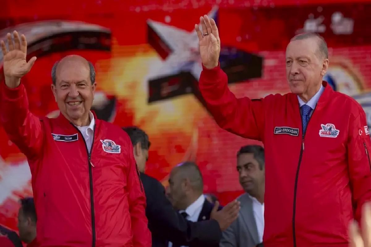 Cumhurbaşkanı Erdoğan: “Biz Türk milleti ve Kıbrıs Türk’ü olarak bu topraklarda ev sahibiyiz. Bunu bilmeyenler bilsin, duymayanlar duysun”