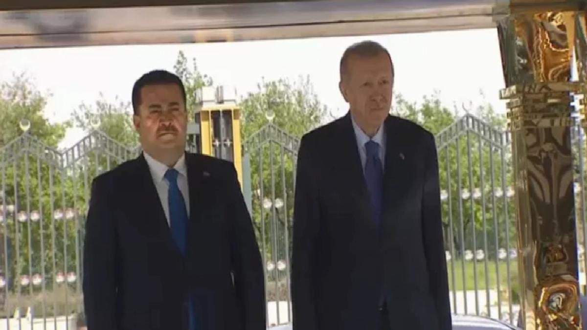 Cumhurbaşkanı Erdoğan, Irak Başbakanı Sudani’yi karşıladı