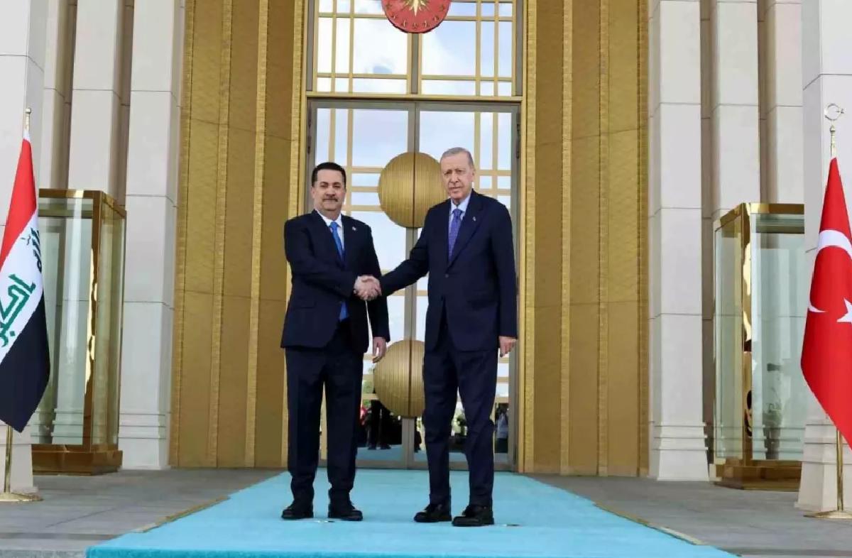 Cumhurbaşkanı Erdoğan, Irak Başbakanı Sudani’yi resmi törenle karşıladı