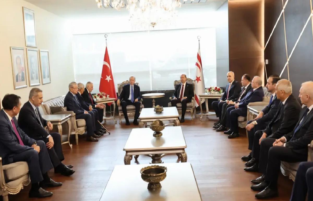 Cumhurbaşkanı Erdoğan KKTC’ye Ulaştı