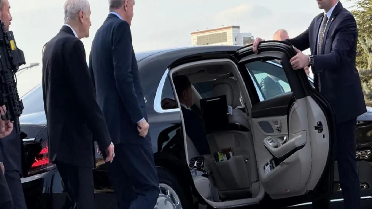 Cumhurbaşkanı Erdoğan ve Bahçeli bir araya geldi (2)