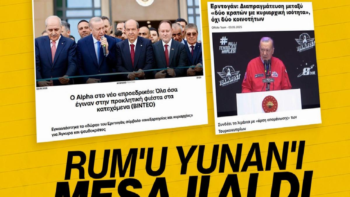 Cumhurbaşkanı Erdoğan’ın KKTC ziyareti Rum basınında
