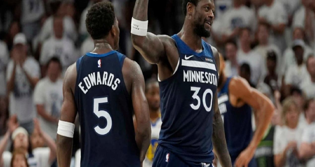Curry’siz Warriors direnemedi! Timberwolves Batı finalinde
