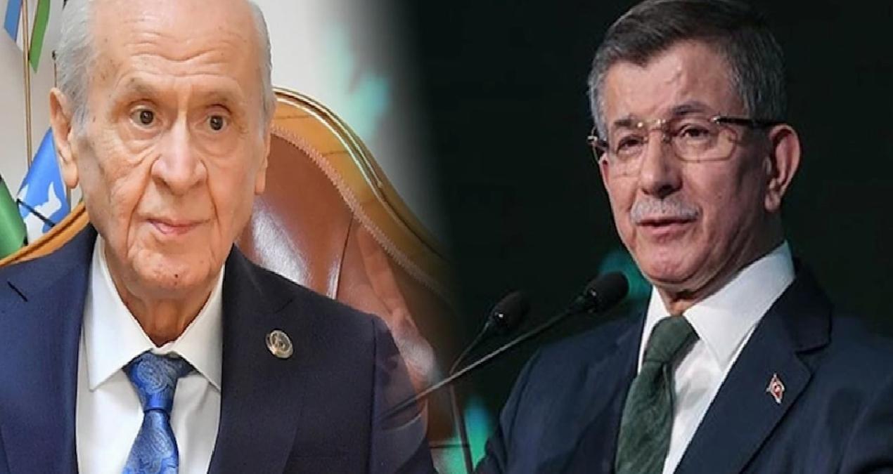Davutoğlu, Bahçeli ile görüştü