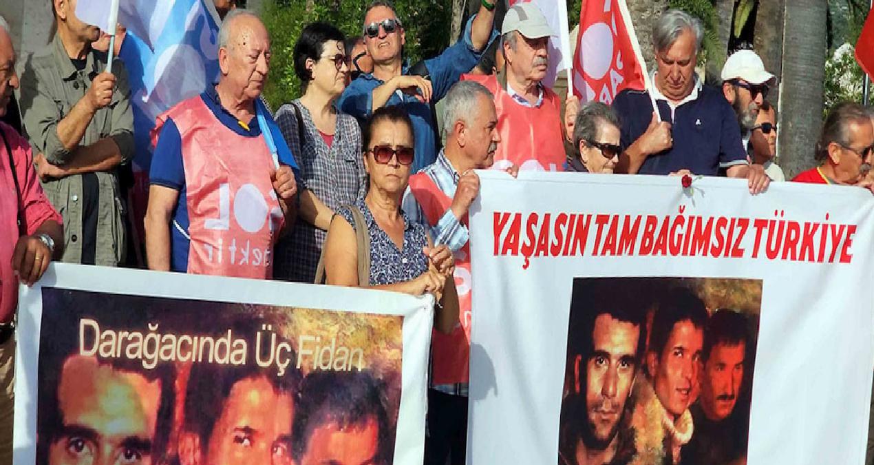 Deniz Gezmiş ve arkadaşlarını “Unutmuyoruz” eylemi