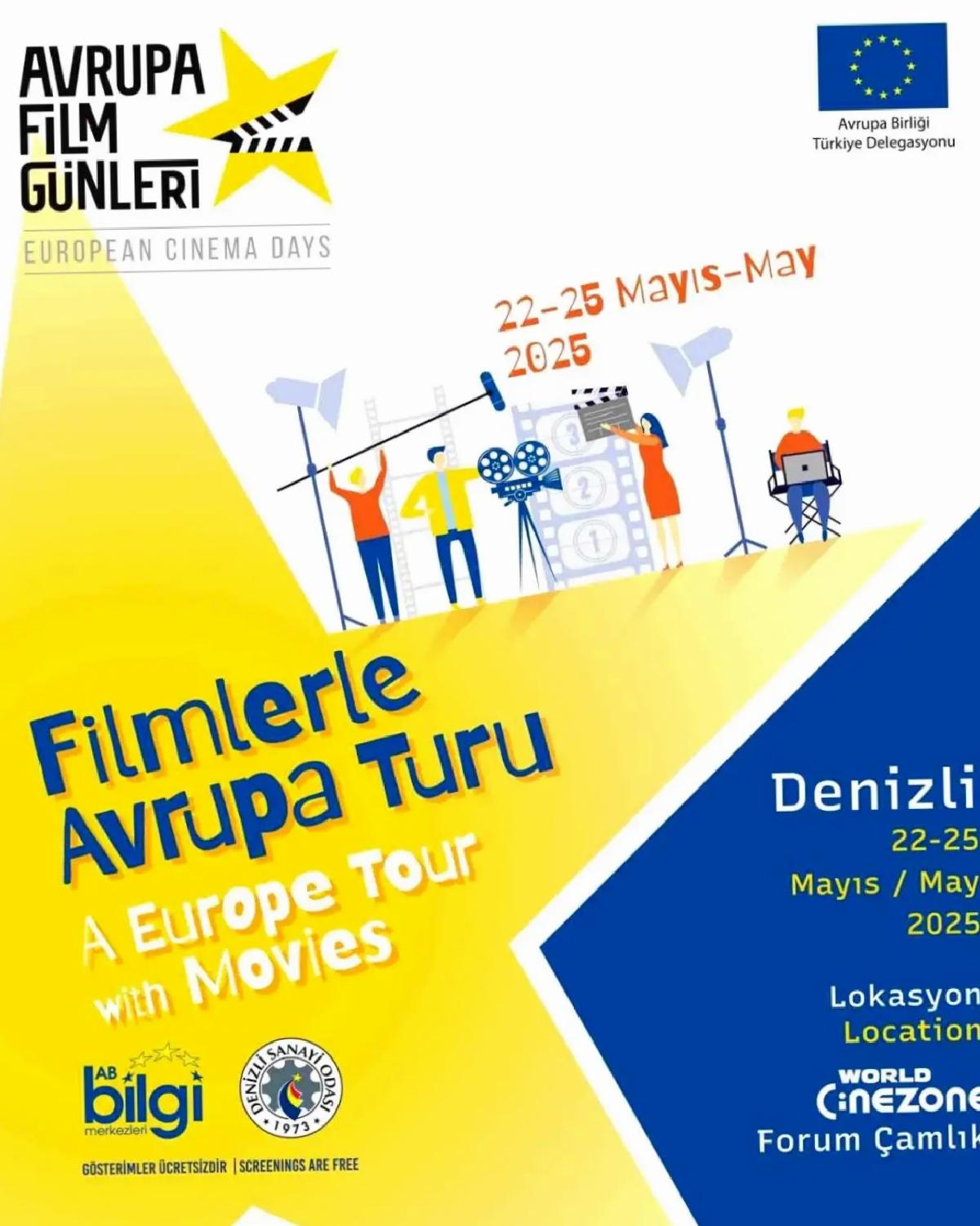 Denizli’de Avrupa Film Günleri Başlıyor