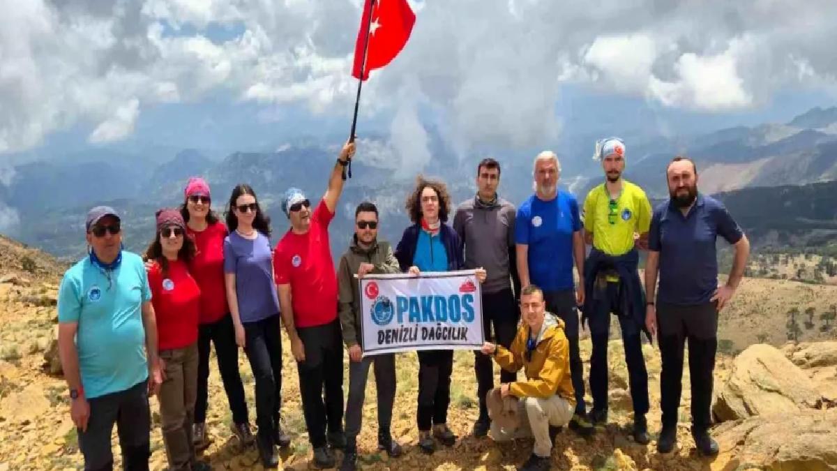 Denizli’de Dağcılar Bayramı Zirvede Kutladı