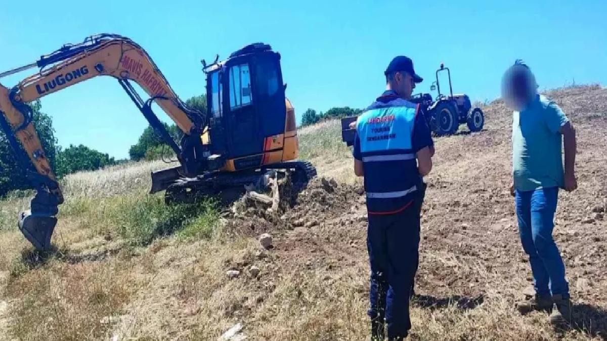 Didim’de Hazine Arazisinde İzinsiz Kazı
