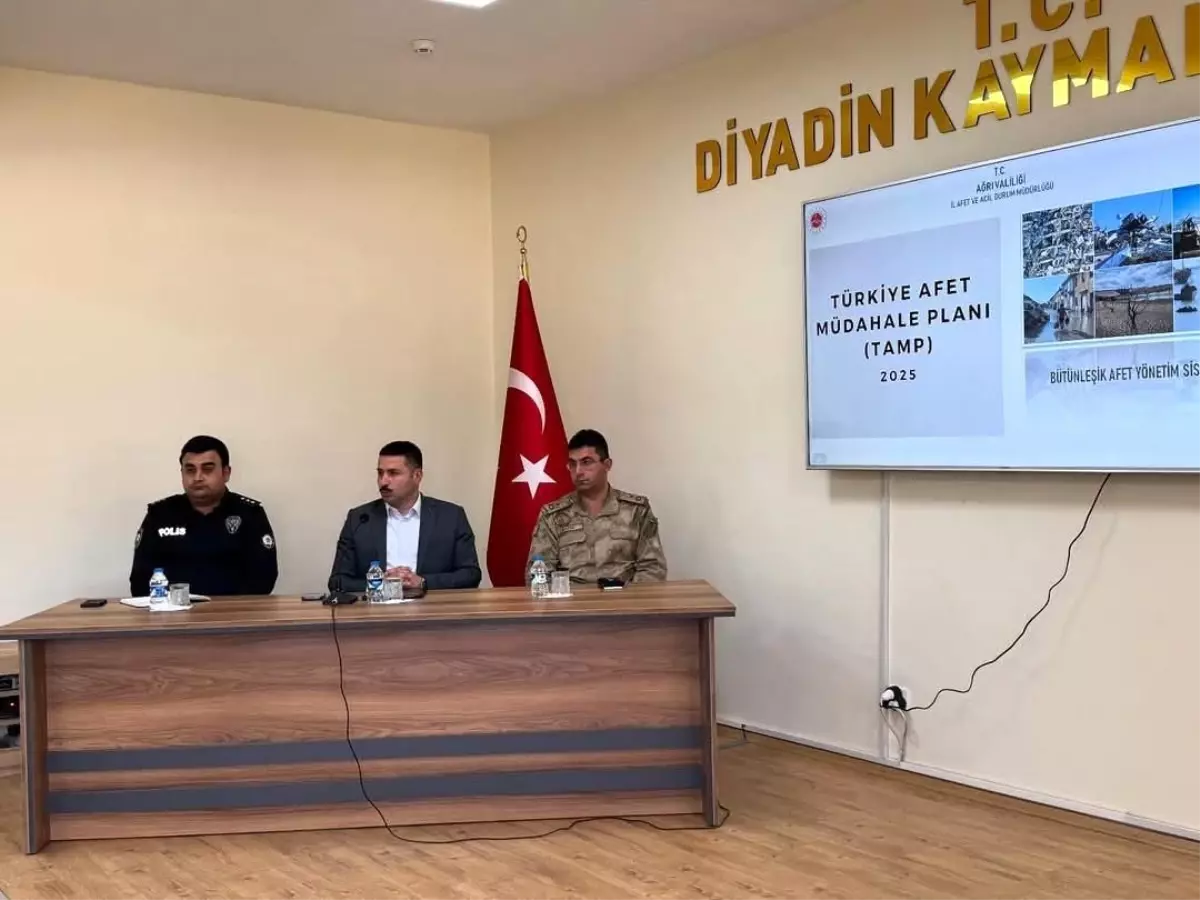 Diyadin’de Afet Müdahale Toplantısı
