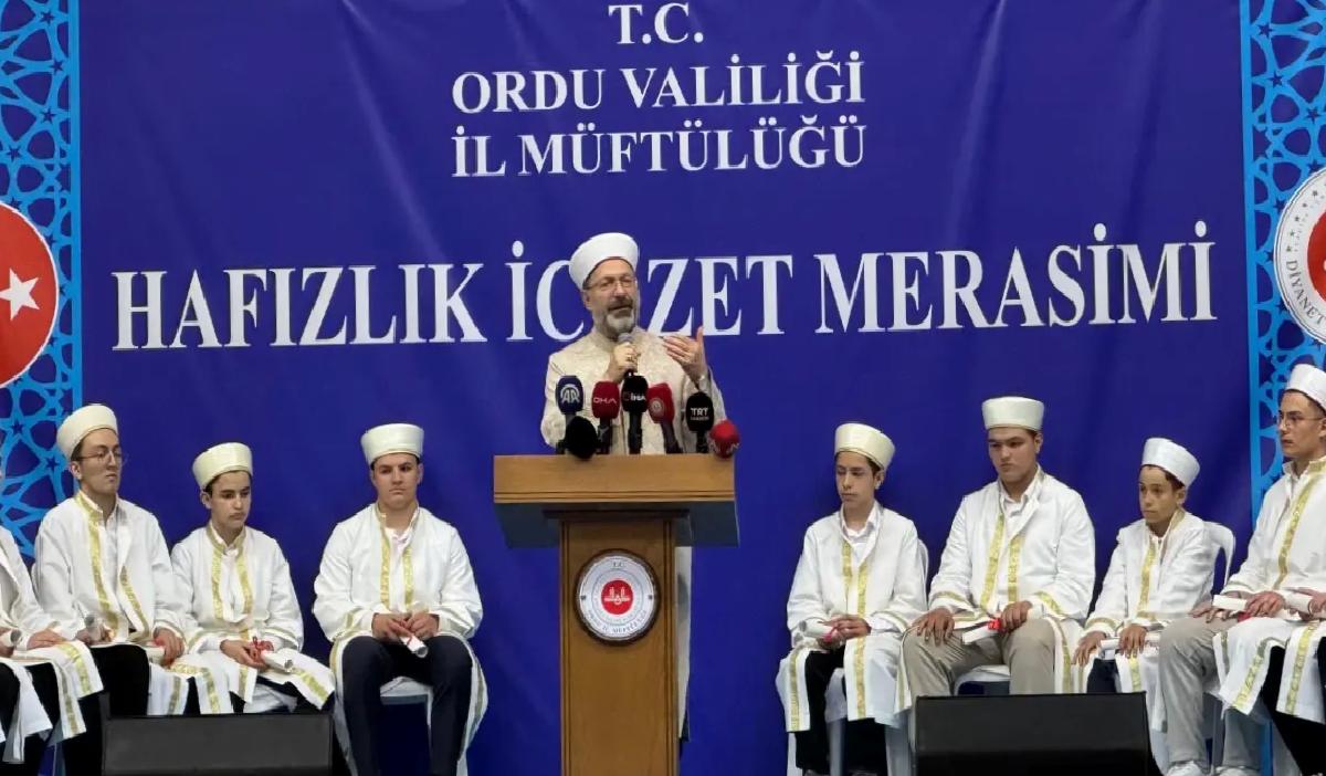 Diyanet’ten Hafızlık İcazet Töreni