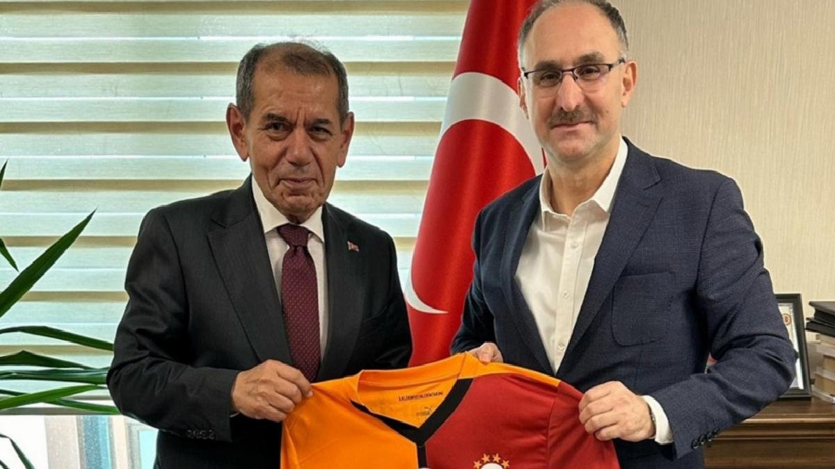 Dursun Özbek’ten Türkiye Kayak Federasyonu Başkanı’na ziyaret
