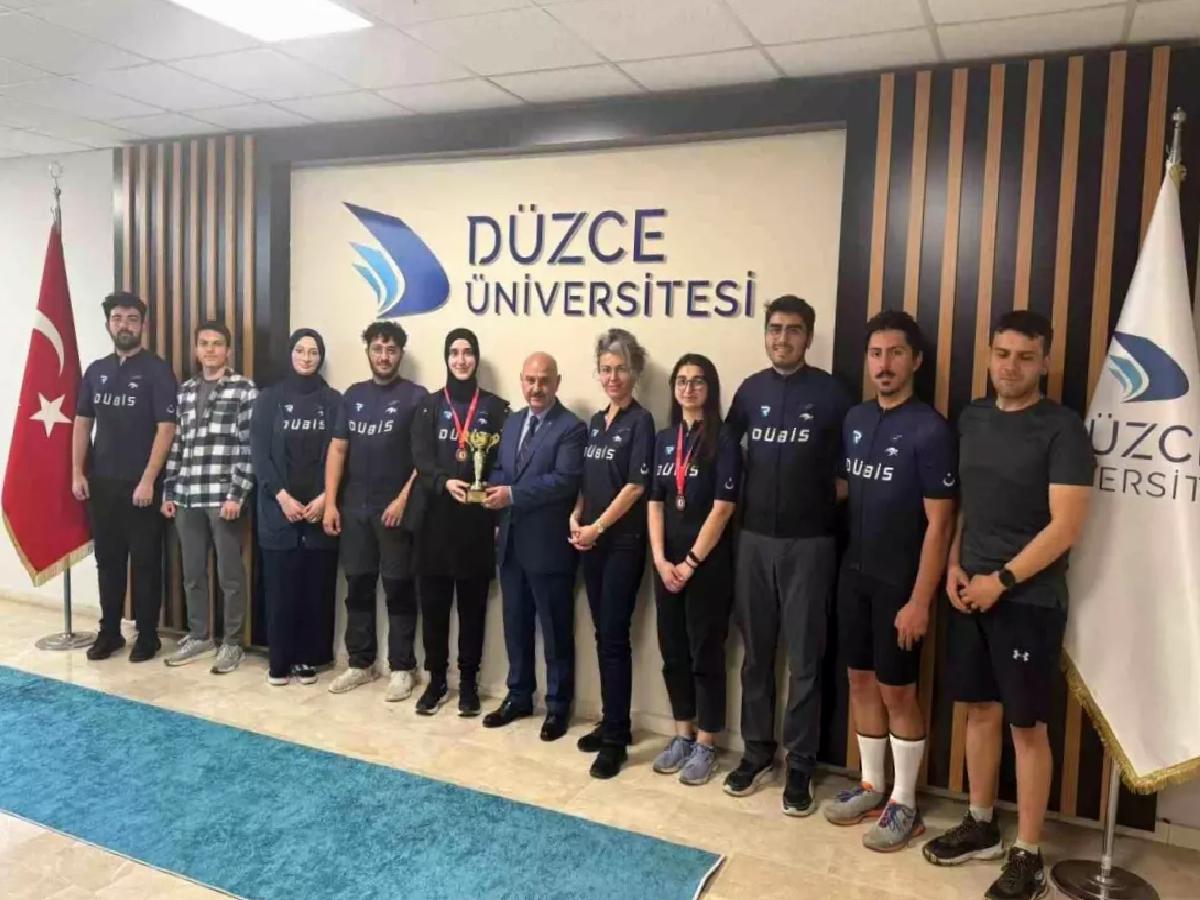 Düzce Üniversitesi’nden Dağ Bisikletinde Başarı