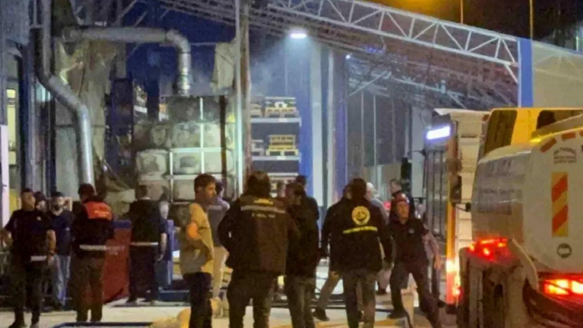 Düzce’de Fabrikada Yangın