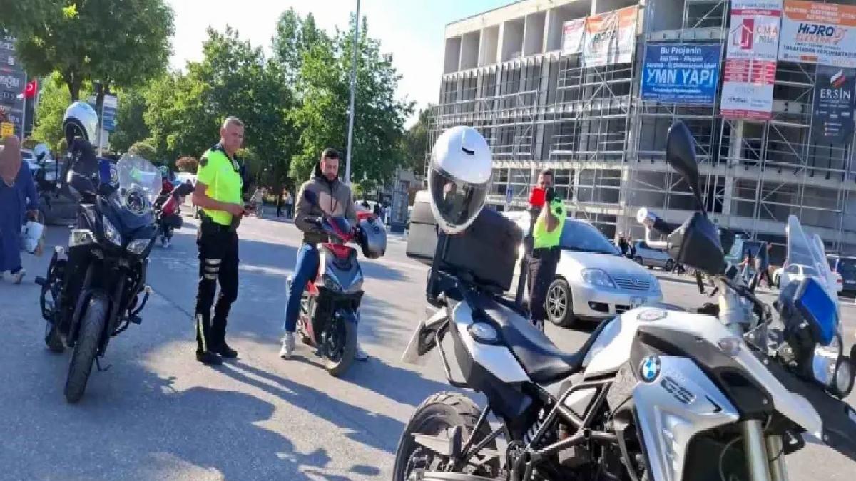 Düzce’de Motosiklet Denetimleri Arttı