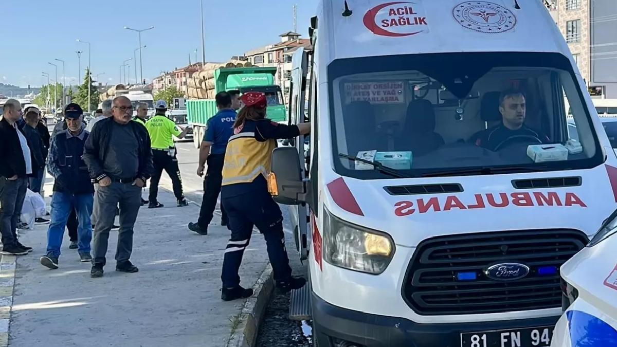 Düzce’de motosiklet kazası: 1 ölü, 2 yaralı
